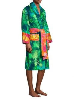 Versace Jungle-Print Cotton Bathrobe For Men Green Print 11 Versace Jungle-Print Cotton Bathrobe For Men Green Print -Versace Online Shop unnamed file 3710