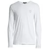 Versace Long-Sleeve Cotton Stretch Crewneck For Men Nero