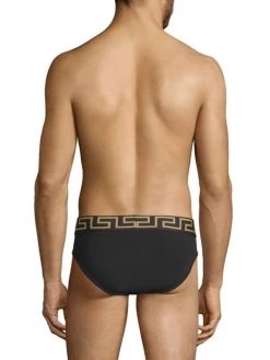 Versace 2-Pack Stretch Cotton Briefs For Men Black White -Versace Online Shop unnamed file 3766