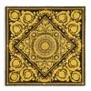 Versace Barocco-Print Scarf White Gold