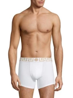 Versace Iconic 2-Pack Long Trunks For Men White -Versace Online Shop unnamed file 3775