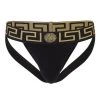 Versace Logo Jockstrap Briefs For Men Red Gold