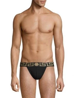 Versace Logo Jockstrap Briefs For Men Red Gold -Versace Online Shop unnamed file 3803