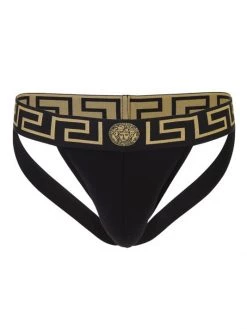 Versace Logo Jockstrap Briefs For Men Red Gold -Versace Online Shop unnamed file 3805
