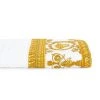 Versace Barocco Cotton Hand Towel Black
