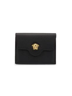 Versace Medusa Leather Accordion Card Case