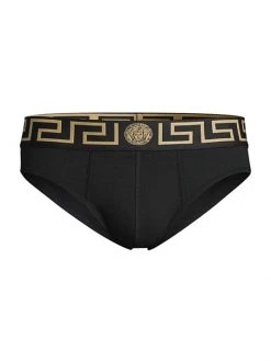 Versace 3-Pack Low-Rise Logo Briefs For Men White -Versace Online Shop unnamed file 3863