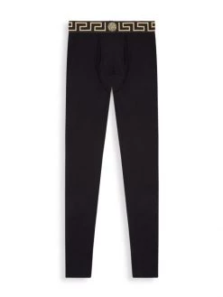 Versace Cotton Stretch Long Johns For Men