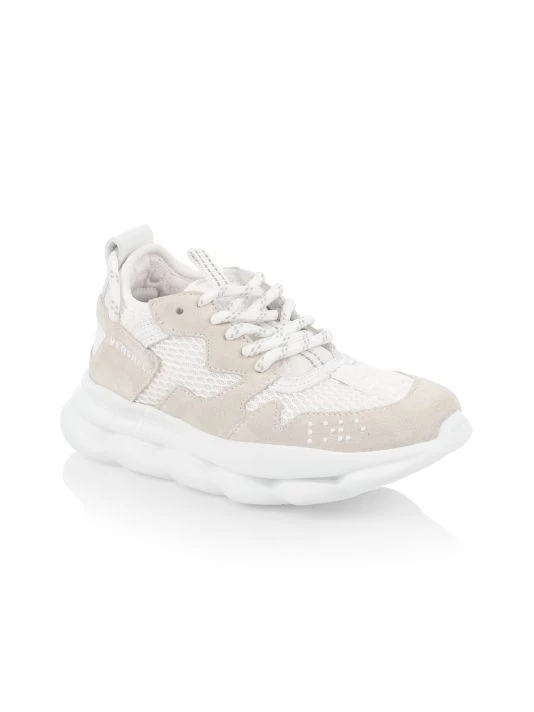 Versace Little Kid's & Kid's Chain Reaction Sneakers For Kids Black 4 Versace Little Kid's & Kid's Chain Reaction Sneakers For Kids Black - Image 4