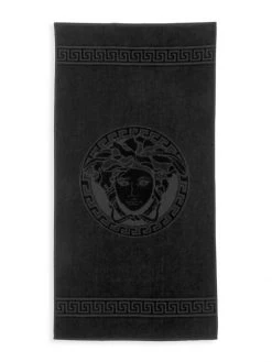 Versace Mediusa Classic Hand Towel Black -Versace Online Shop unnamed file 3889