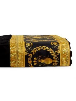 Versace Barocco Cotton Bath Sheet White