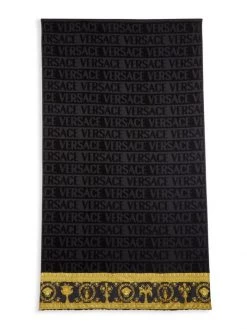 Versace Barocco Cotton Bath Sheet White -Versace Online Shop unnamed file 3903