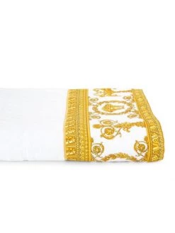 Versace Barocco Cotton Bath Sheet White -Versace Online Shop unnamed file 3905