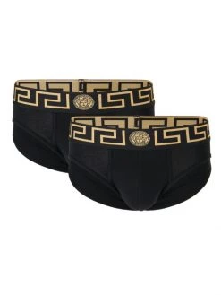 Versace Iconic 2-Pack Briefs For Men White -Versace Online Shop unnamed file 3918