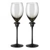 Versace White Wine Glass Set