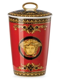 Versace Medusa Red Porcelain Scented Votive
