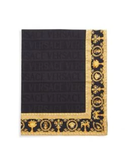 Versace Barocco & Robe Wool Throw