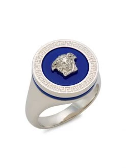 Versace Round Medusa Ring For Men Paladium -Versace Online Shop unnamed file 3997
