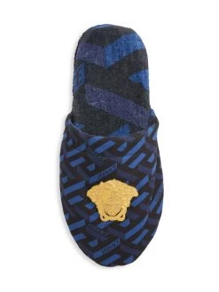 Versace Kakhi Bath Slippers -Versace Online Shop unnamed file 4014