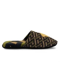 Versace Kakhi Bath Slippers -Versace Online Shop unnamed file 4017