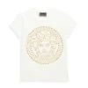 Versace Little Kid's & Kid's Embellished Logo T-Shirt For Kids White