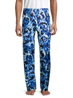 Versace Baroccoflage Silk Pajama Pants For Men -Versace Online Shop unnamed file 4065