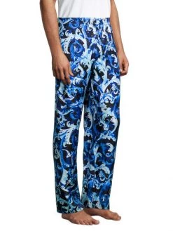 Versace Baroccoflage Silk Pajama Pants For Men -Versace Online Shop unnamed file 4066