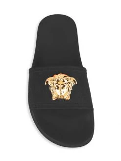 Versace Palazzo Pool Slides Black -Versace Online Shop unnamed file 41
