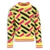 Versace Little Kid's & Kid's La Greca Jacquard Wool Sweater For Kids