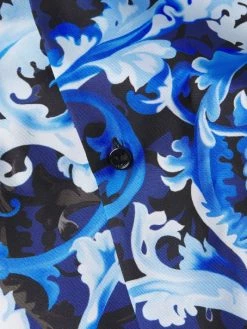 Versace Baroque-Print Silk Shirt For Men -Versace Online Shop unnamed file 4107