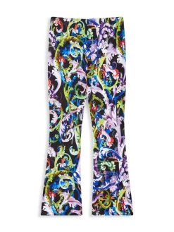 Versace Little Girl's & Girl's Baroccoflage Print Flare Pants For Kids -Versace Online Shop unnamed file 4110