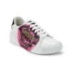 Versace Little Girl's & Girl's Graffiti Emoji Logo Sneakers For Kids Fuschia