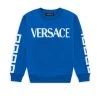 Versace Little Boy's & Boy's Logo Greca Sweatshirt For Kids