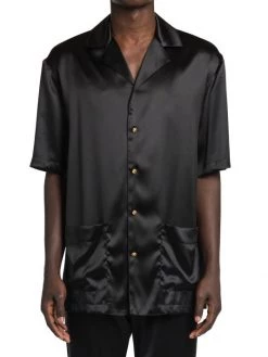 Versace Stretch Silk Pajama Top For Men -Versace Online Shop unnamed file 4138