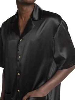 Versace Stretch Silk Pajama Top For Men -Versace Online Shop unnamed file 4141