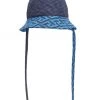 Versace Colorblocked Monogram Bucket Hat For Men