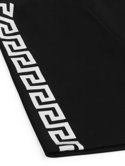 Versace Little Boy's & Boy's Logo Shorts For Kids Black -Versace Online Shop unnamed file 4165