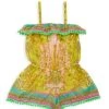 Versace Girl's Barocco Silk-Blend Swim Robe For Kids