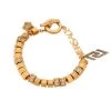 Versace Goldtone & Crystal Multi-Element Logo Bracelet