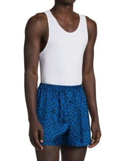 Versace La Greca Silk Twill Boxer Shorts For Men -Versace Online Shop unnamed file 4186