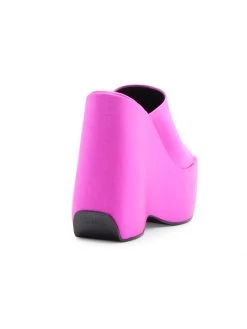 Versace Leather Platform Wedge Mules Turquiose -Versace Online Shop unnamed file 4191