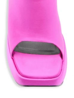 Versace Leather Platform Wedge Mules Turquiose -Versace Online Shop unnamed file 4192