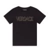 Versace Little Kid's & Kid's Embellished Logo T-Shirt For Kids