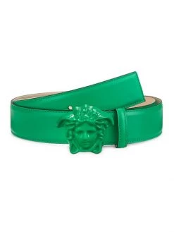 Versace La Medusa Leather Belt For Men Black Ruthium -Versace Online Shop unnamed file 4204