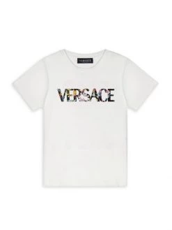 Versace Little Girl's & Girl's Logo Graphic T-Shirt For Kids