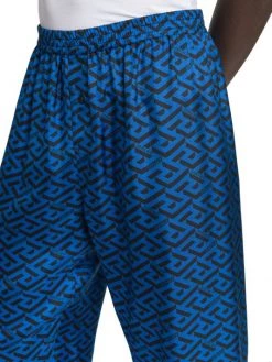 Versace Silk Monogram Pajama Pants For Men -Versace Online Shop unnamed file 4240