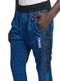 Versace Geometric Monogram Print Sweatpants For Men -Versace Online Shop unnamed file 4267