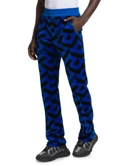 Versace Monogram Elastic Waistband Track Pants For Men -Versace Online Shop unnamed file 4271