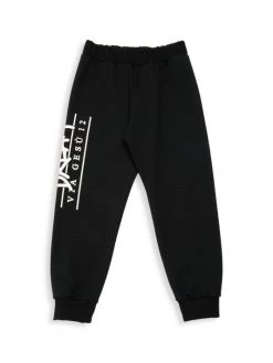 Versace Little Kid's & Kid's Logo-Print Sweatpants For Kids