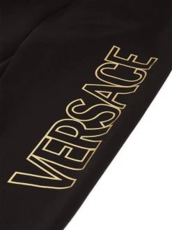 Versace Little Boy's & Boy's Foil Stamp Logo Joggers For Kids -Versace Online Shop unnamed file 4289
